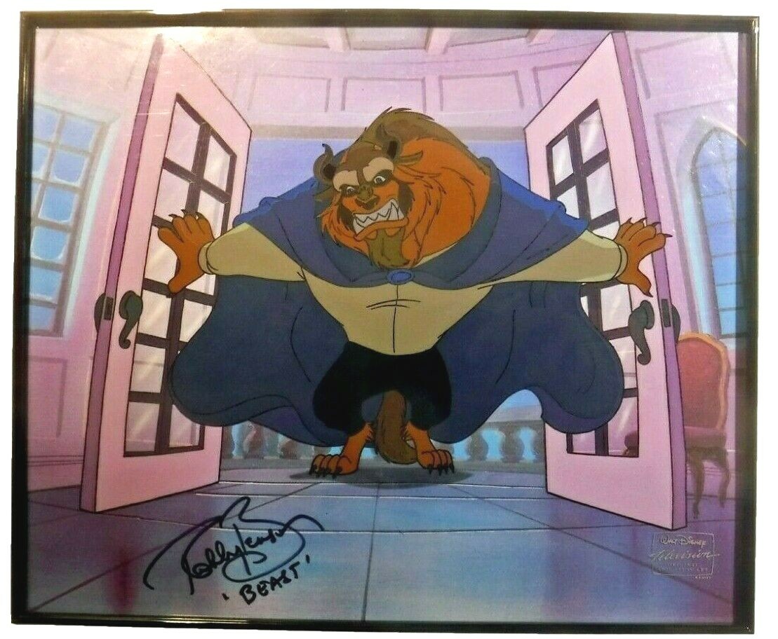 ⬛🟦🟩 Disney Beauty Beast Original Production CEL hand Signed