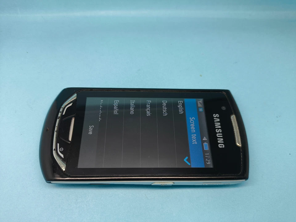 Samsung Monte S5620 - Black (Unlocked) Smartphone Mobile - Image 2 of 4
