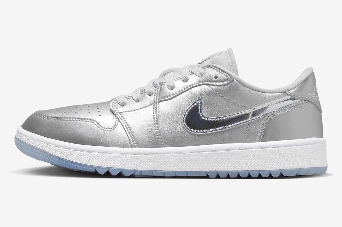 Nike Air Jordan 1 Low G NRG Golf Серебристый металлик для подарка FD6848-001 sz 15