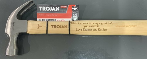 Hammer Engraved Gift for Dad, Birthday, Anniversary, Handyman, Fathers Day - Picture 6 of 10