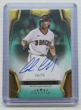 2024 Topps Five Star Corbin Carroll Autographs Aqua Auto #64/75 Diamondbacks
