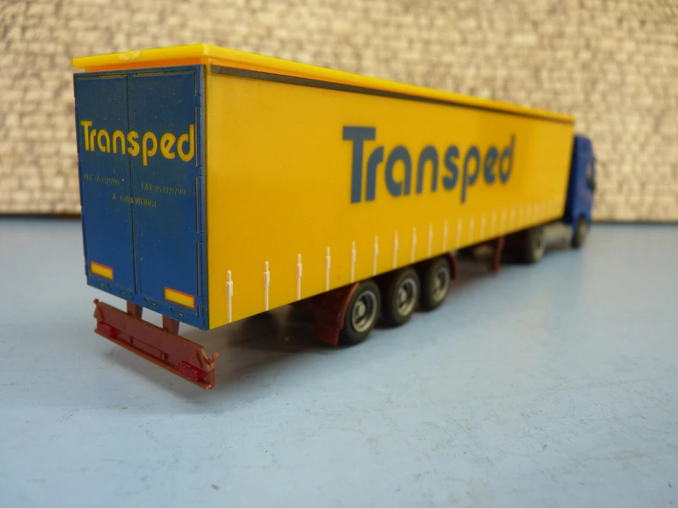 AMW HO 1/87 Camion VOLVO + SEMI 3 essieux "TRANSPED" 02 - Photo 4/4