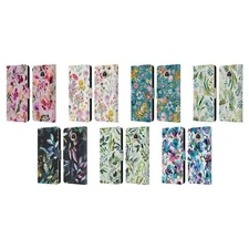 OFFICIAL NINOLA BOTANICAL PATTERNS LEATHER BOOK WALLET CASE FOR MOTOROLA PHONES