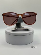 True Vintage Oversize Sunglasses NOS Preppy Style Brown Rose Lens Brown Frame