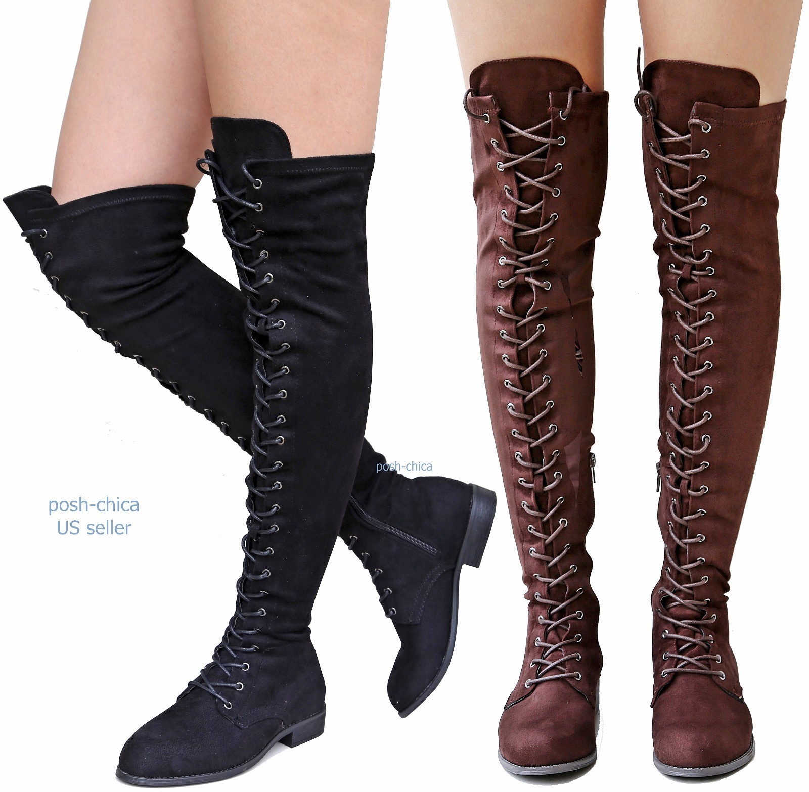 thigh high military boots
