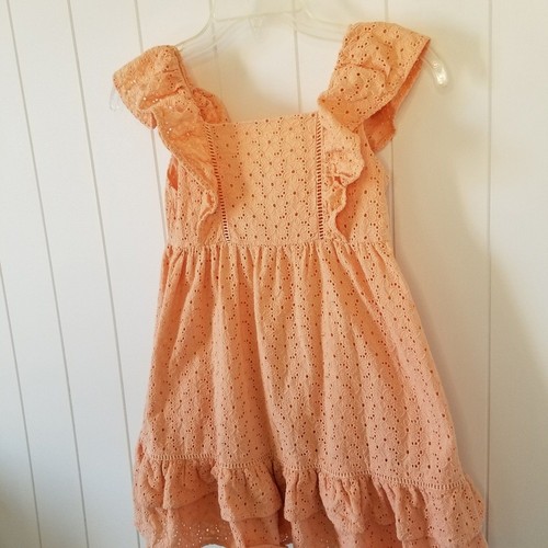 Janie and Jack Dress Size 8 Sleeveless Ruffle Tiered Dress - Picture 4 of 11