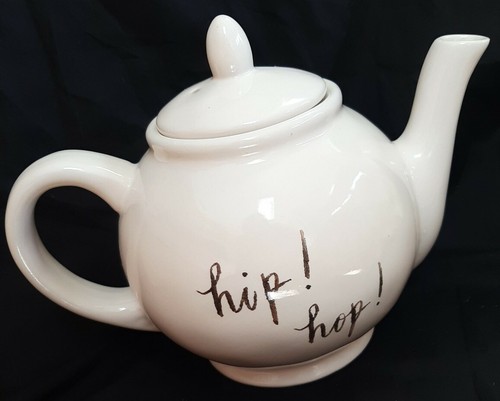 RAE DUNN by MAGENTA Artisan Collection Easter Holiday hip hop bunny Teapot, NWOT - Picture 4 of 8