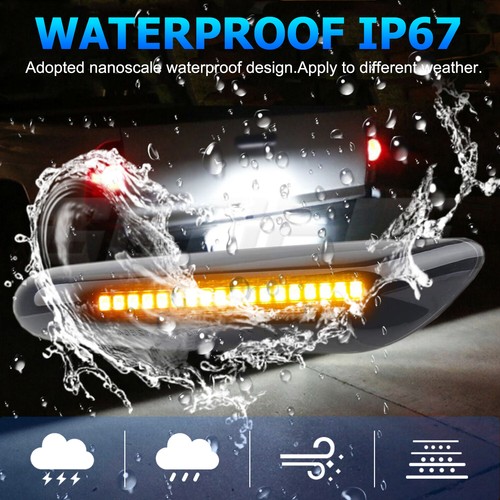 Flowing LED Dynamic Side Marker Indicator Turn Signal Light For BMW E46 E60 E90 - Picture 6 of 10