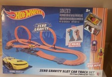 Hot Wheels Wireless Zero Gravity Slot Car Track Set  Read Description 