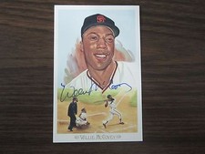 Willie McCovey Autograph / Signed Perez Steele San Francisco Giants