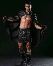 TOF-PARIS Kinky Original Cape with Padded Shoulders and Deep Hood
