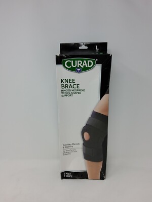 Curad Performance Series Knee Brace Large Fixed New