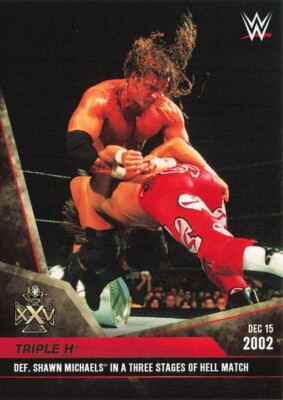 2020 Topps - Triple H 25th Anniversary - HHH Defeats Shawn