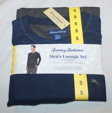 New TOMMY BAHAMA mens gray lounge set with pockets Size small