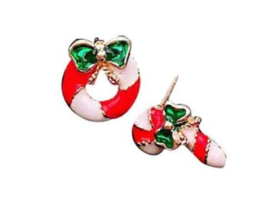Set Di Orecchini Natalizi Di 18 Pezzi, Incluso Albero Di Natale