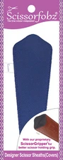 SCISSORFOBZ Designer Scissors Sheath Cover Single large Textured Dark Navy Blue