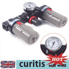 1/2 In Water Oil Trap Air Line Filter Regulator Trap Separator Compressor Gauge