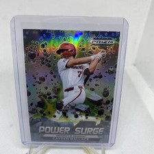 2022 Prizm Draft Picks Baseball Power Surge Silver #PS-CW Cayden Wallace