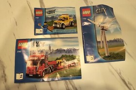LEGO City Wind Turbine Transport (7747) - Complete Set, No Box