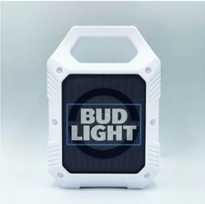 Bud Light Bluetooth 5.0 Mini Party Speaker W/led Light Show/fm Radio. Nib.