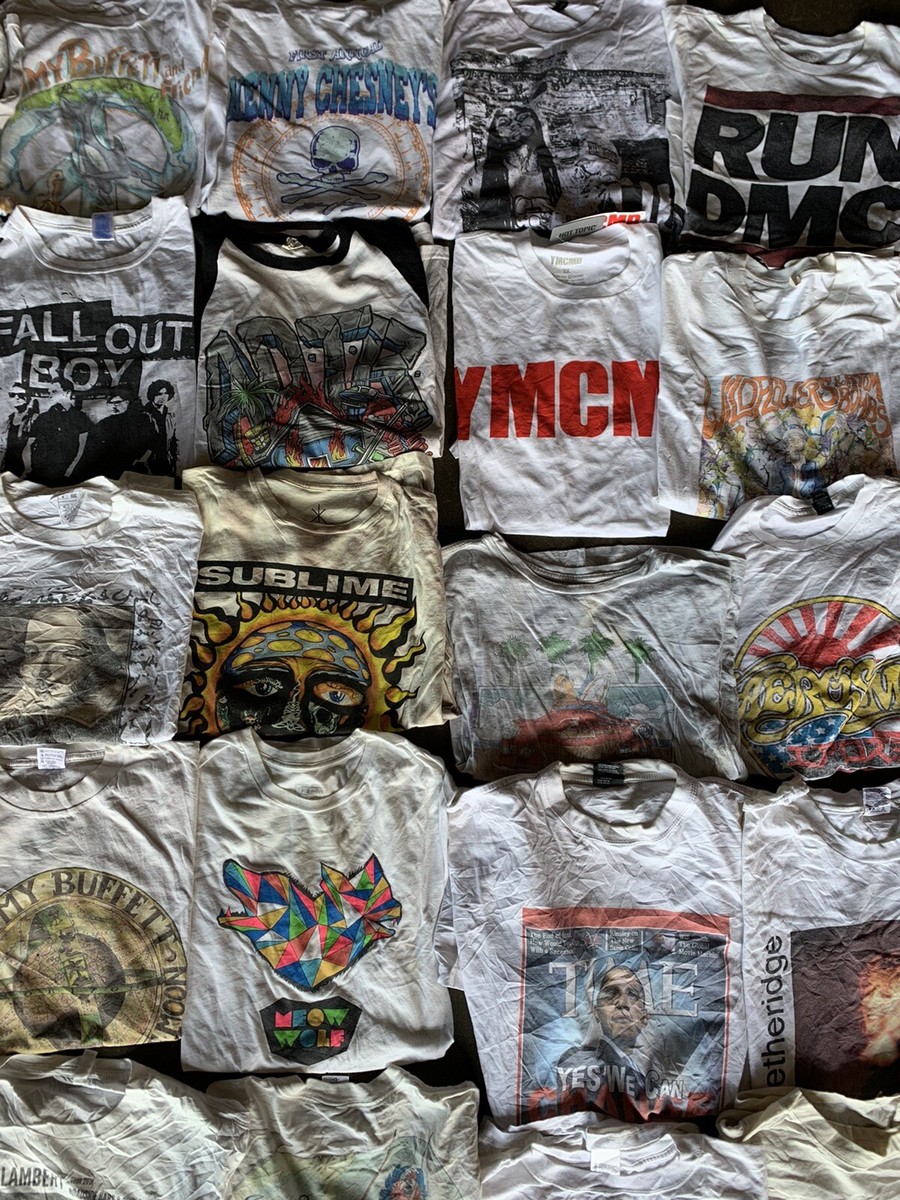 Vintage Wholesale T shirt 25 Lot Graphic 00s Bundle Artist