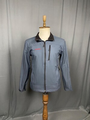Mammut SofTech Herren Softshelljacke grau Full Zip Größe L