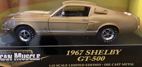 1:18 1967 Ford Mustang Shelby GT 500 American Muscle Car Classic 1/18 Bronze - Bild 3 von 12