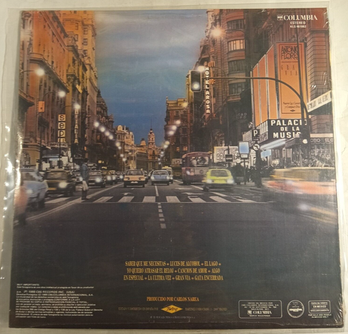 ANTONIO FLORES - GRAN VIA - 1988 MEXICAN LP, STILL SEALED, LATIN ROCK - Picture 2 of 2