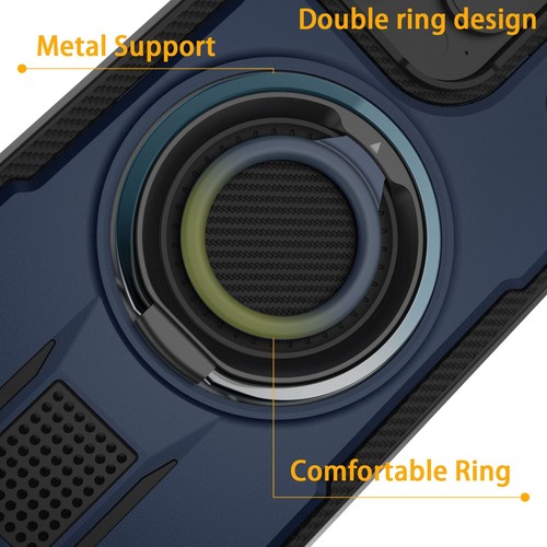 For iPhone 16/Pro/Pro Max Case Ring Kickstand Shockproof Cover Screen Protector - Picture 27 of 31