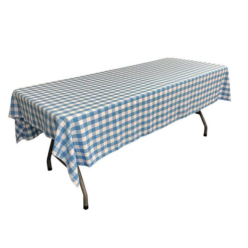 60 Zoll rechteckige karierte Tischdecke Leinen karierter Tisch (Wählen Sie eine Größe & Farbe) - Bild 6 von 13