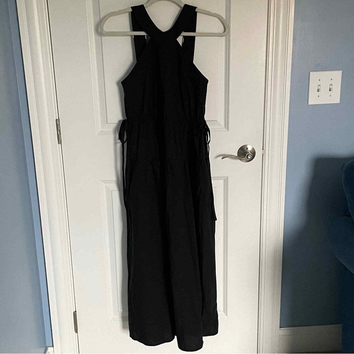 New! Madewell Poplin Halter Tiered Midi Dress Size 00 NWT 18944 | eBay