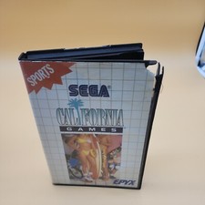 California Games - Sega Master System with case no manual
