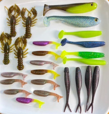 Soft Plastic Swimbaits - Bait Maker's Mix - 24 items