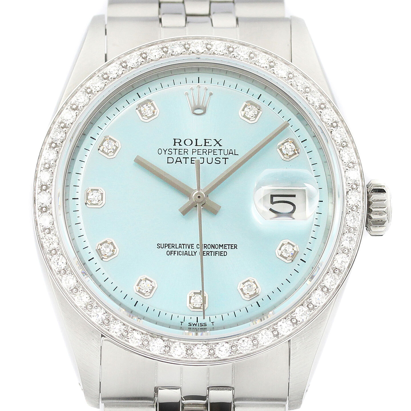 Rolex Datejust 18K White Gold SS