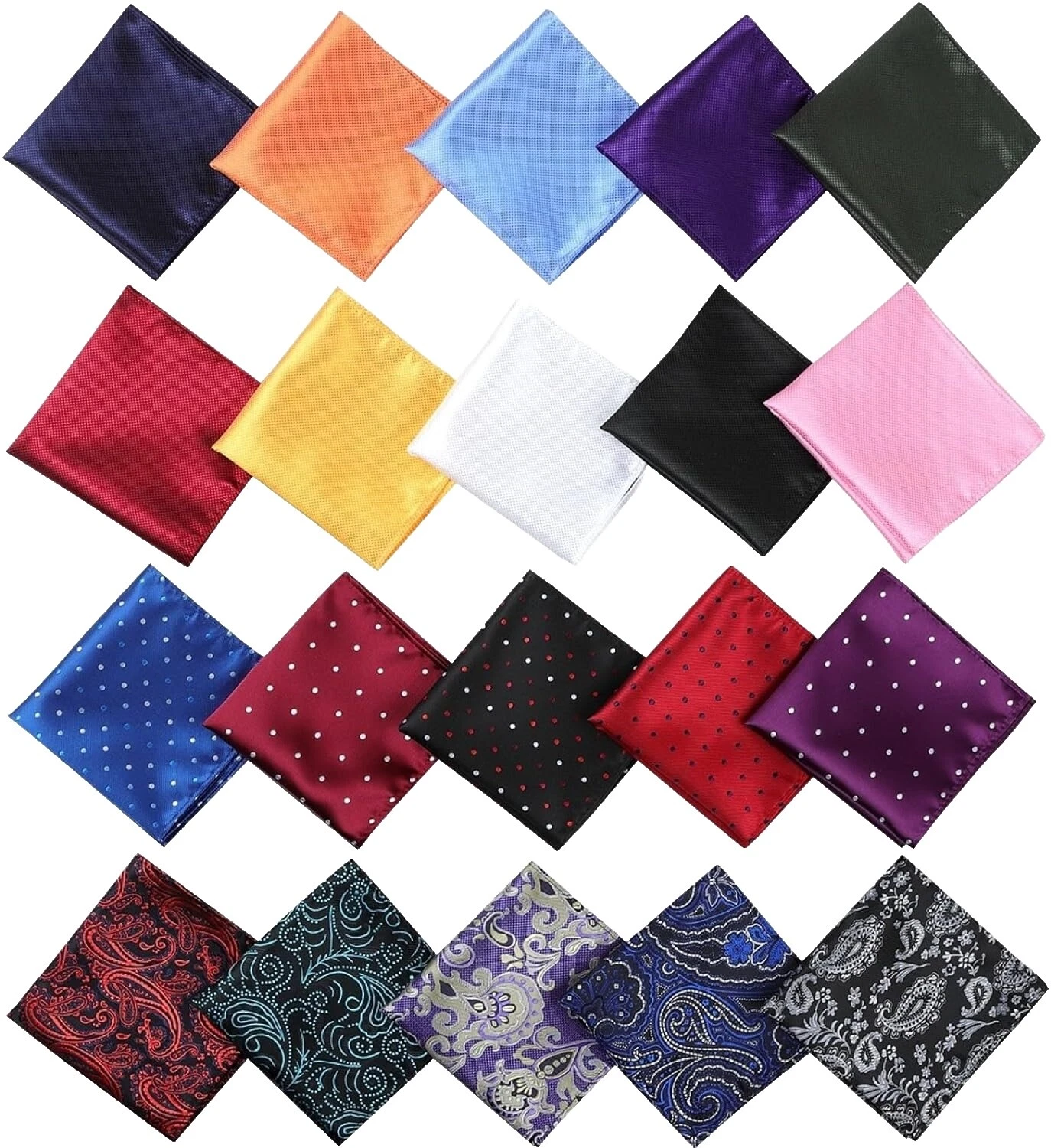 Multicolor Handkerchiefs for Men