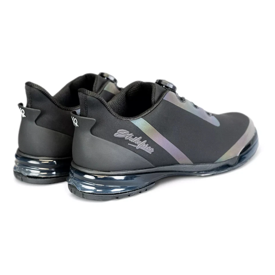 KR Strikeforce TPC Hype Black/Iridescent Right Handed Mens Bowling Shoes - Image 2 of 4