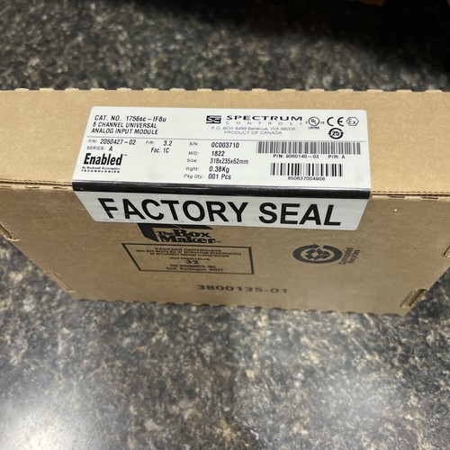 Sealed Spectrum Controls 1756sc-IF8u ControlLogix Analog US Free Tax - Picture 2 of 5
