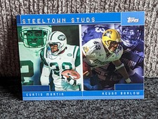 Curtis Martin/Kevan Barlow - 2001 Topps Chrome Combos #TC4