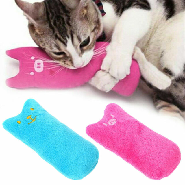2pc Catnip Pillow Pet Cat Toy Gift Chew Crazy Grinding Play Toys Teeth Scratch