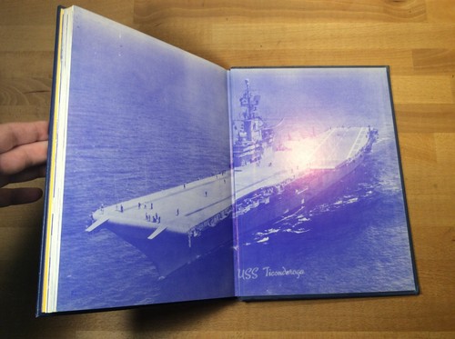 U.S.S. Ticonderoga CVA-14, East to West 57' Cruise Yearbook, Hardcover 1957 - Picture 11 of 12