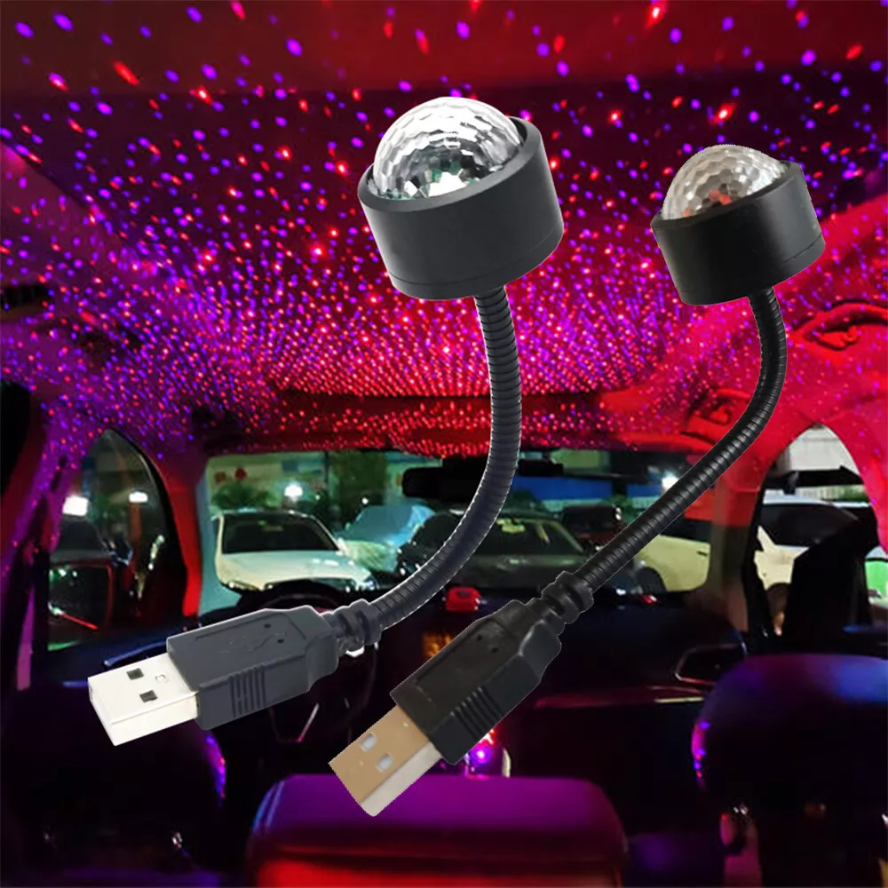 Car LED Atmosphere Light Mini USB Touch Switch Decorative Ambient