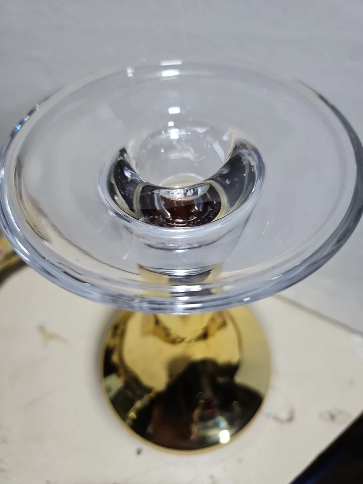 Vintage, Godinger Crystal, Shannon, Classic Candleholder 6” X 4" For 1" Taper - Image 4 of 4