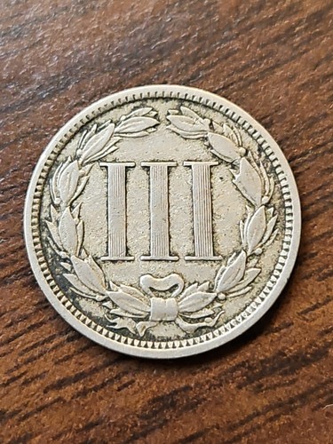 1869 3 Cent Nickel - Picture 6 of 6