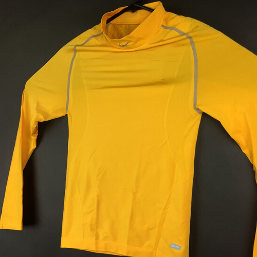 Team Nike Boys Large (26 in Chest) Orange Seamless Pro Dri-Fit Base Layer - Picture 9 of 10
