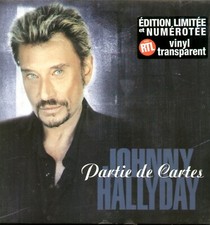 MAXI VINYLE  - JOHNNY HALLYDAY - Partie de carte