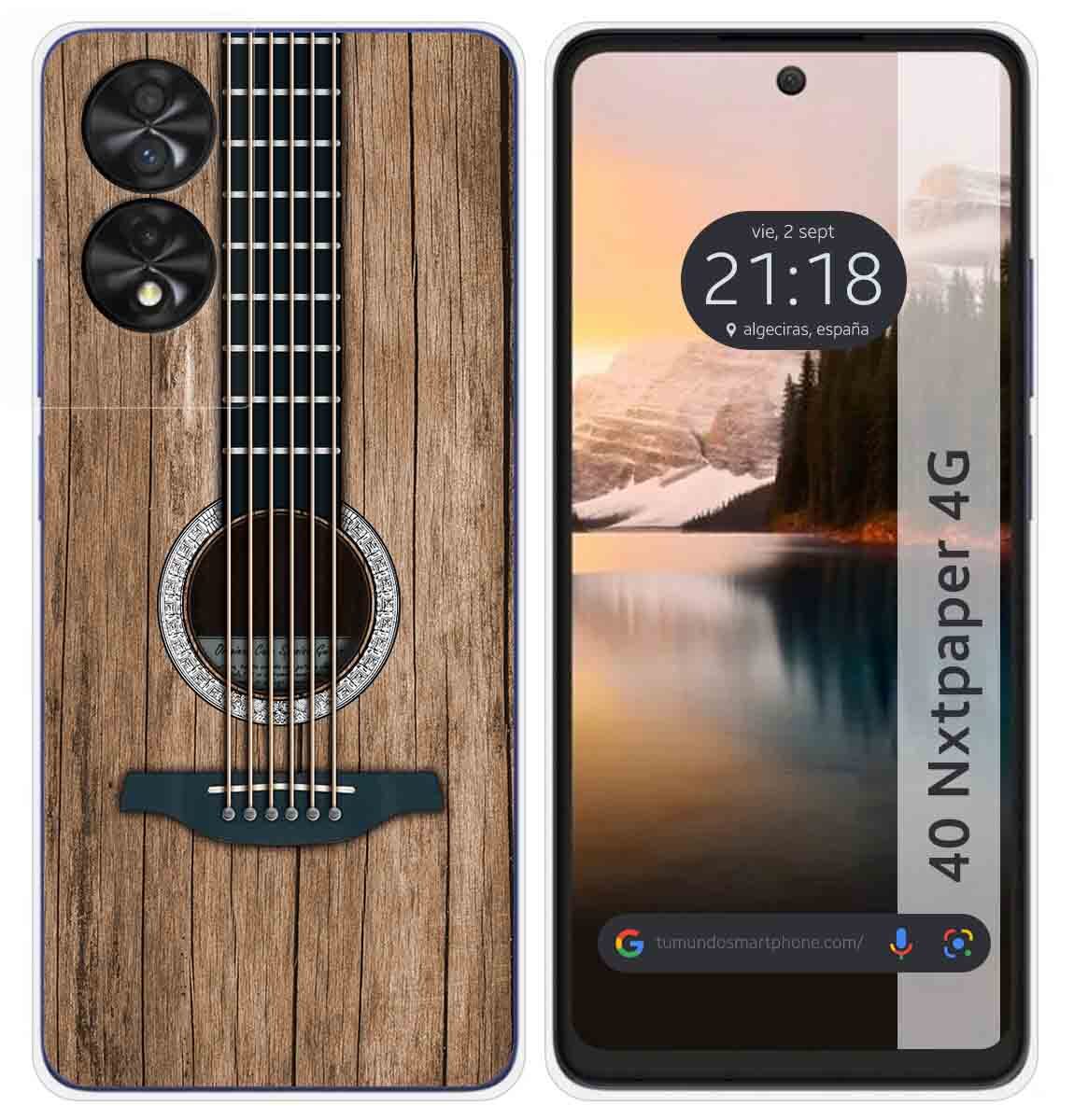 Cover Silicone per TCL 40 NXTPAPER Disegno Legno 11 Disegni