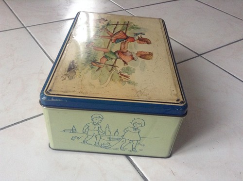 RARE Ancienne boite en métal Van Melle TBE enfantina - Picture 6 of 7