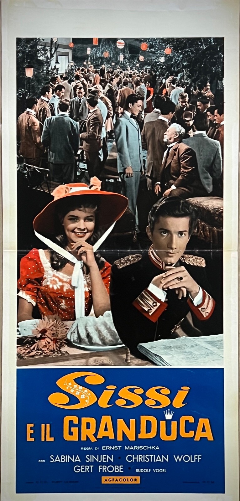 Locandina originale film Sissi e il granduca (1959) - Regia di Ernst Marischka