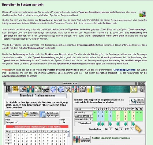 Totofee, PC-Programm für den ambitionierten Tipper - Bild 9 von 11