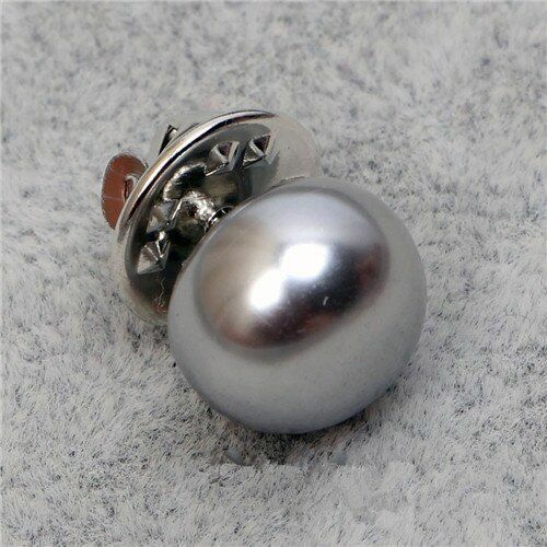 6pcs/lot Imitation Pearl Brooch Pins Zircon Circle Button Pin Women Jewelry Acc - Picture 17 of 24